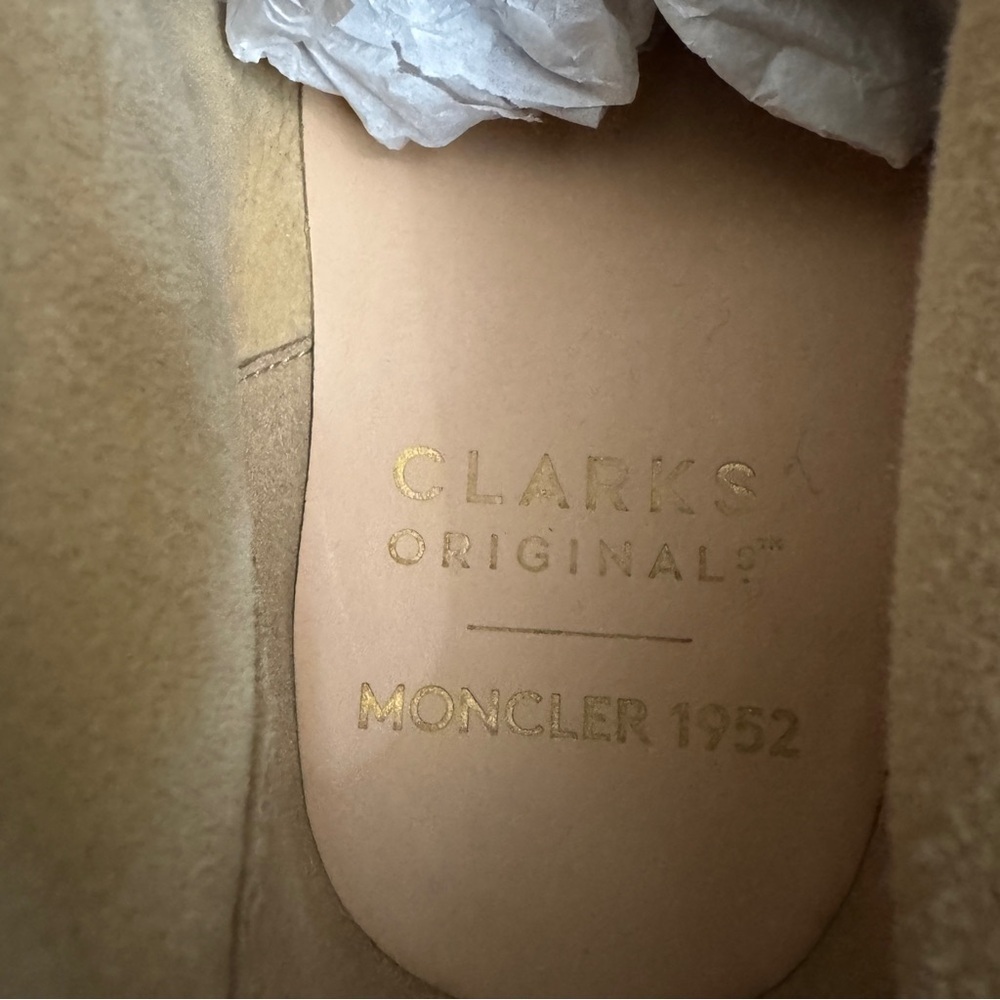 Moncler 1952 Clarks Shearling Wallabee Size 11 - Picture 8 of 9